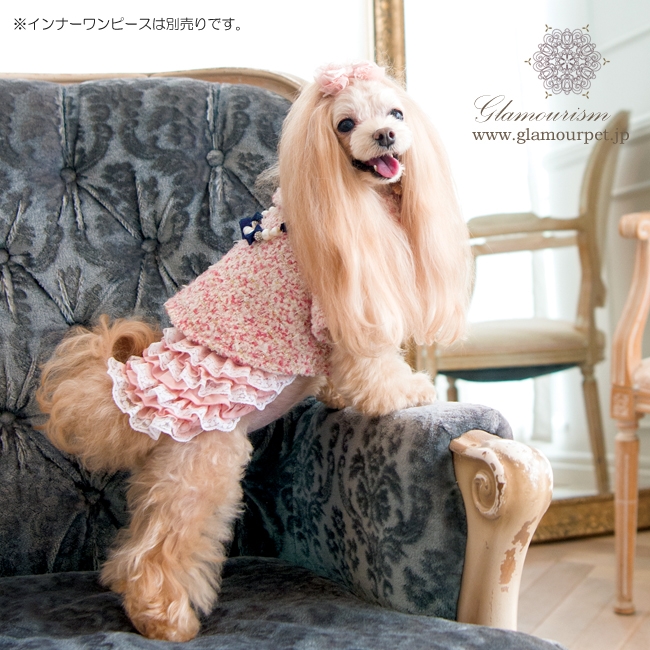 パールとビジューを合わせたボレロ『Fran フラン』 P2 DOG＆CAT ショップブログ 渋谷ヒカリエ ShinQs