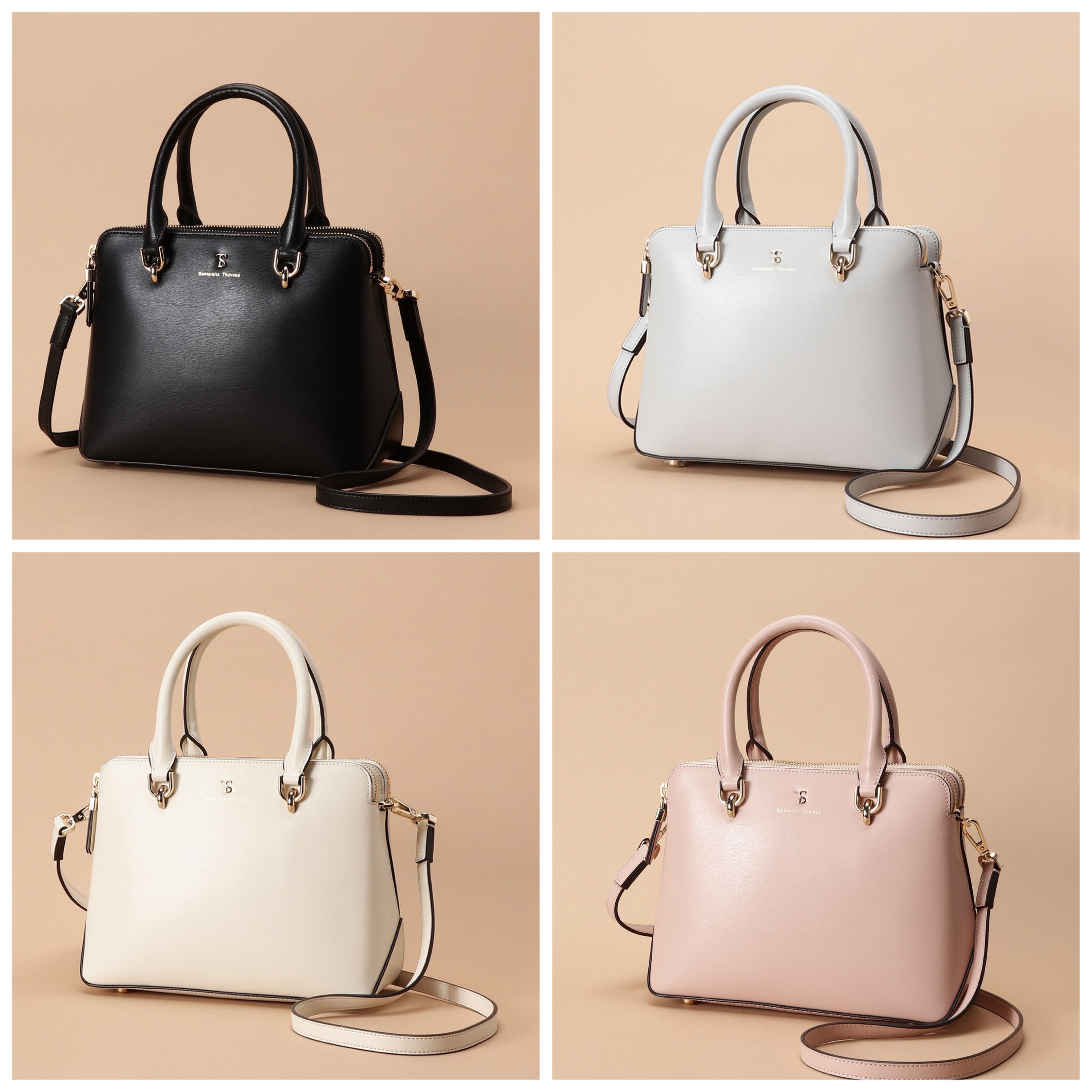 【2024】三越のお歳暮・冬ギフト 牛床革】シンプルスクエア バンドバッグ サマンサ | 小サイズ👜 バッグ