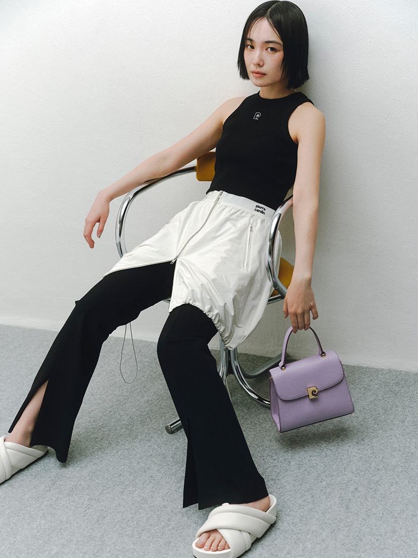 FRAY I.D - 【FRAY I.D×pierre cardin】シャツレイヤードミニ