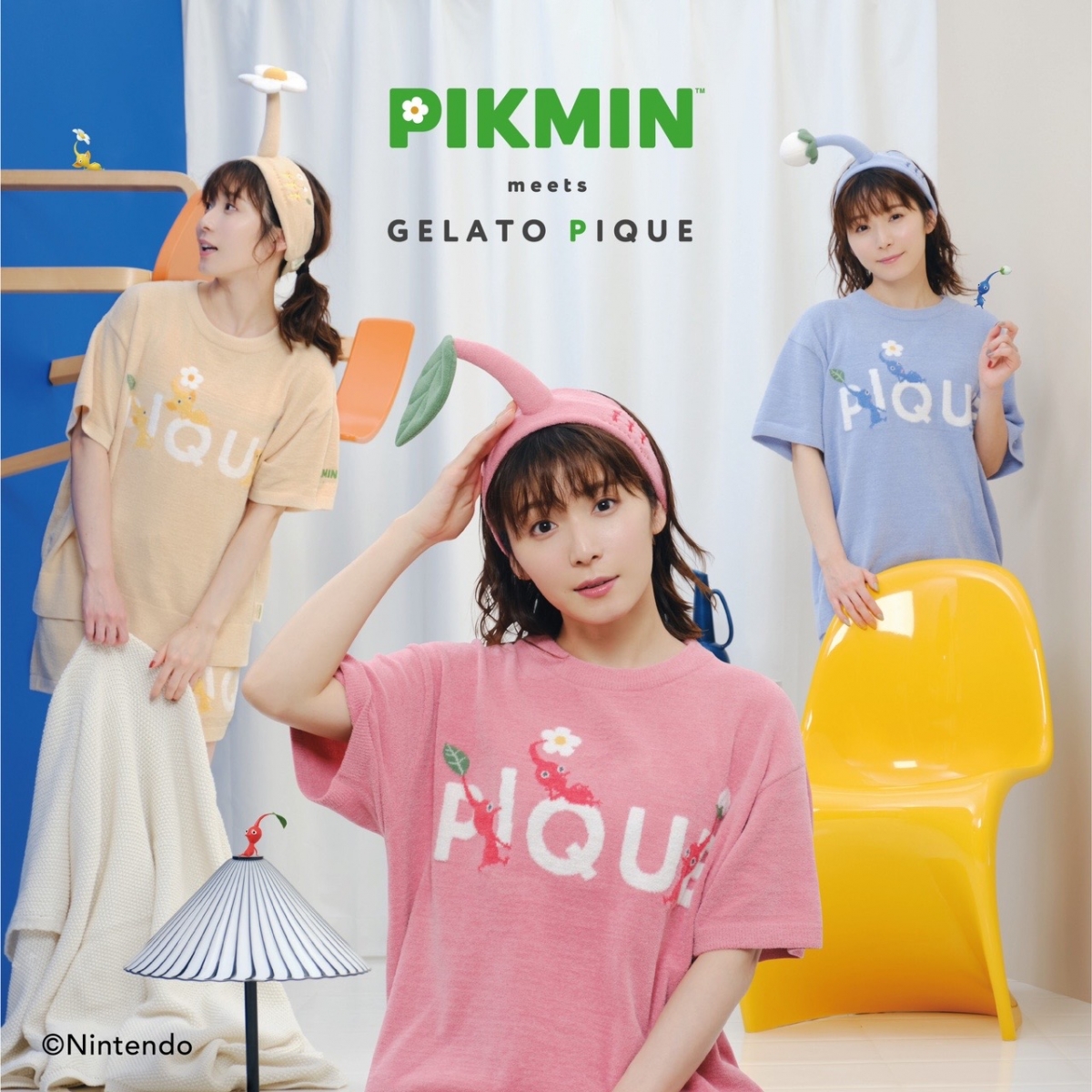 大人気新品 ジェラートピケ gelato pique ピクミン コラボ ヘア 